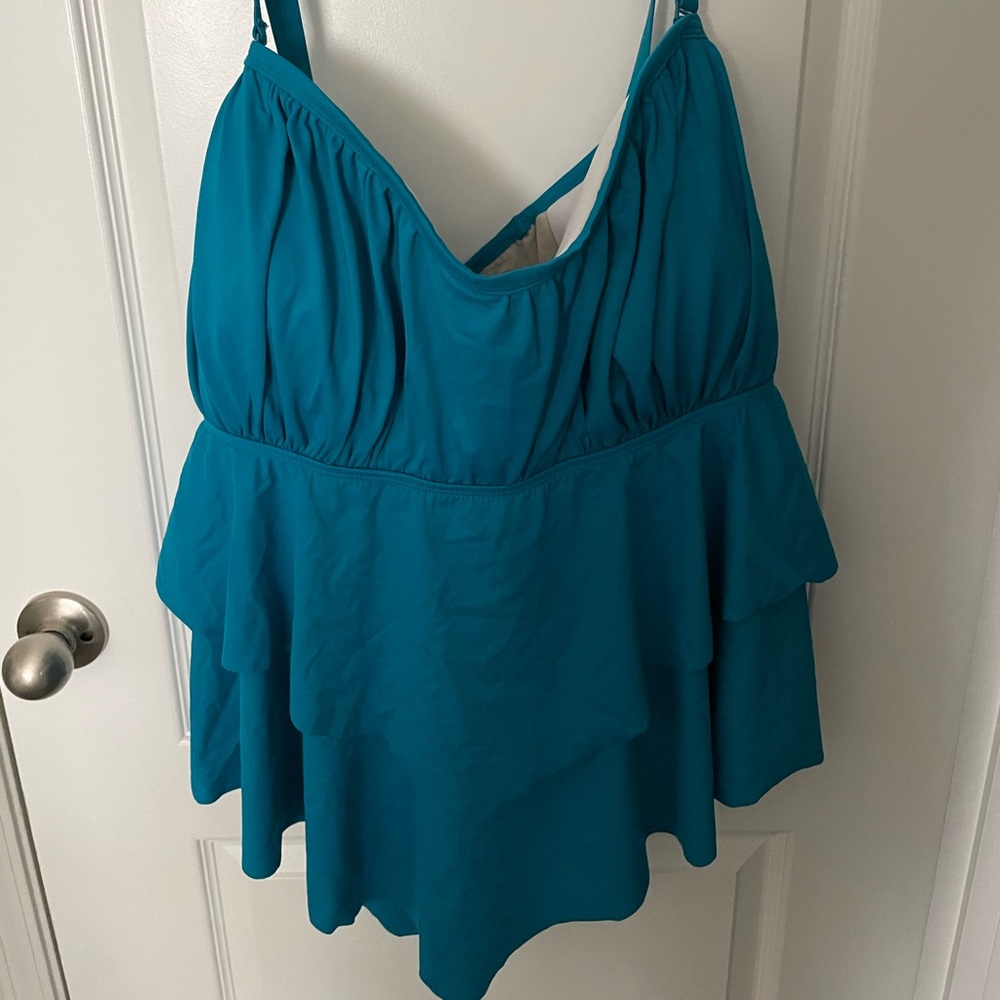 Blue swim top size 6